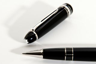 Montblanc Meisterstuck Le Grand 162p Platinum - Coated Rollerball Pen.