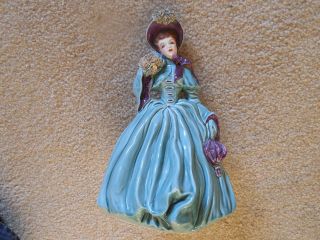 Florence Ceramics Figurine Scarlett Vintage Victorian Lady Collectible Figurine