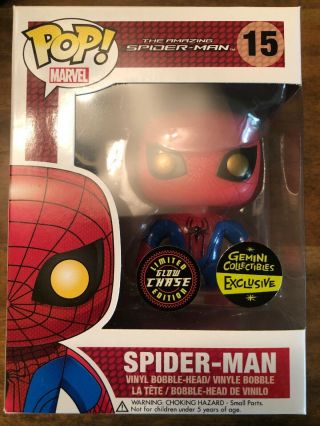 Funko Pop - Marvel 03 Spiderman Chase - Gemini Collectibles Exclusive Pop Stack 2