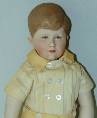 Vintage Bisque Doll 1953 Prince Charles Artist Martha Thompson