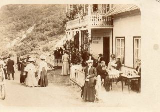Old Postcard 1912 - Norway - Molde - Hotel Udsigten Belle Vue