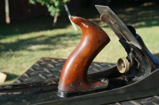 Vtg.  Rare Stanley Rule & Level Co.  No.  6 Type Jack Plane,  Unusual 1/4  Thick Sole 5