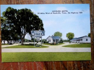 Loveless Motel Hwy 100 Nashville Tn 1950s