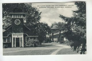 Clock House & Community Center Goddard College Plainfield Vt