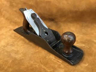 Antique Rare Stanley Bailey Bedrock 5 1/2 Hand Plane Sweetheart Tool Carpenter