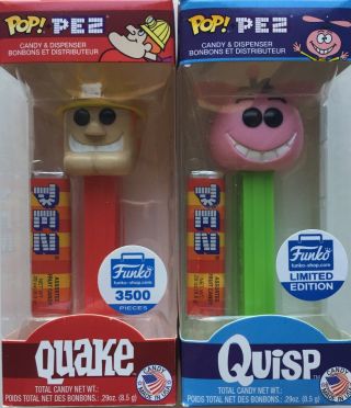 Funko Pop Pez Funko Shop Exclusives - Quake & Quisp - In Hand