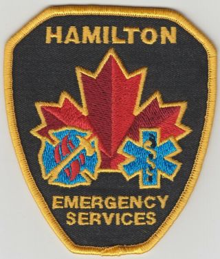 Hamilton Emergency Services Patch,  Ontario,  Fire & Ems