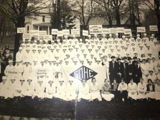 1920 Yard Long Real Photo John Harvey Kellogg Battle Creek Sanitarium Adventist 11