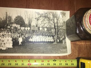 1920 Yard Long Real Photo John Harvey Kellogg Battle Creek Sanitarium Adventist 7