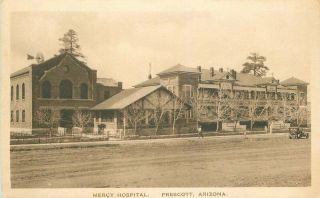 Albertype Brisley Mercy Hospital Prescott Arizona 1920s Postcard 7624