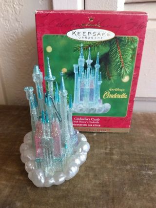 Hallmark Christmas Ornament Cinderella Castle Walt Disney 2001 Keepsake