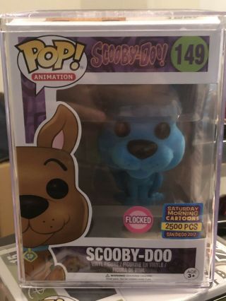 Funko Pop Blue Flocked Scooby Doo Sdcc 2017 Le2500