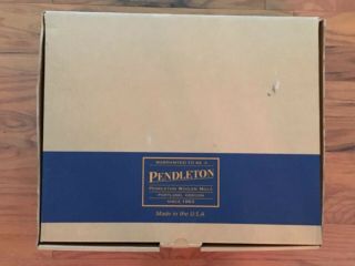 Pendleton Iroquois Beaver State Blanket 64” x 80” With Box 8