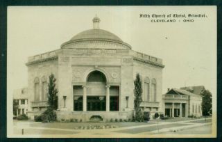 1905 Cleveland,  Oh - Fifth Church Of Christ,  Scientist Real Photo Postcard
