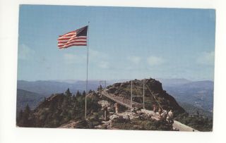 Vintage Postcard Grandfather Mountain North Carolina Mile High Swinging Bridge