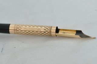 Lovely Rare 313 Mabie Todd & Co York Dip Fountain Pen Huge 14ct Gold 7 Nib 5