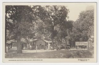 Missouri Springfield Glenstone Golf Club Kucker Real Photo Postcard Circa 1935