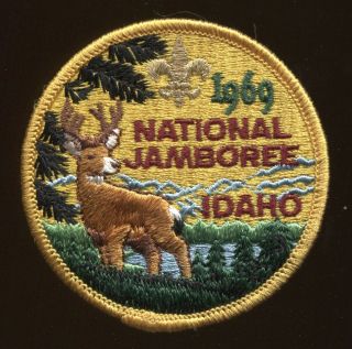 Bsa National Jamboree 1969 Scout Patch Badge - - Idaho -