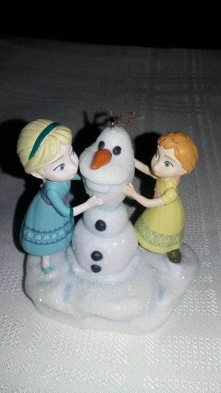 Hallmark Keepsake 2016 Disney Frozen Do You Want To Build A Snowman Ornament