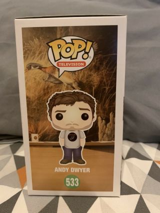 Funko Pop Television Parks and Recreation 533 Andy Dwyer (mouse rat) VERY RARE 8
