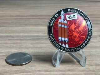 RARE NROL - 49 ULA NRO DELTA IV HEAVY COIN PATCH National Reconnaissance 3