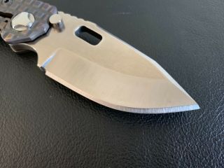 Trouble Blades LIL MOFO Frag Pattern Strider SnG CRU - WEAR Rare Custom Knife 6