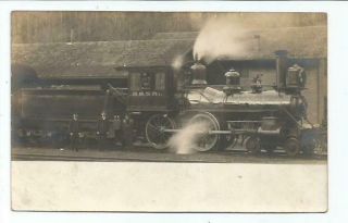 Rare B&s Buffalo Susquehanna Rr Rppc Real Photo Postcard Galeton / Cross Fork Pa
