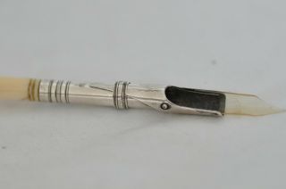 Lovely Rare Vintage Sampson Mordan ' S Mordan ' s ' Bramah Clip Dip Fountain Pen 8