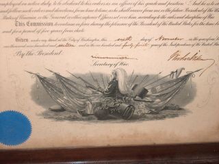 Woodrow Wilson 1916 Document Signed as President - Great Military Appointment 3
