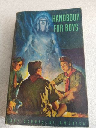 Boy Scouts Of America " Handbook For Boys " 1948 Printing Euc