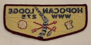 Order of the Arrow Hopocan Lodge 275 F1a Rare First Flap 2