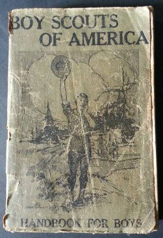 Boy Scouts Of America Handbook For Boys,  1st Ed,  1st Ptg,  1911,  Softcover,