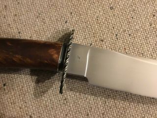 Jerry Fisk ABS MS - Hand - forged Camp Knife - 10 