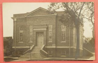 Dr Who 1912 Real Photo Methodist Church Peru Nebraska Ne 51691