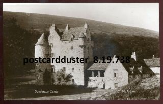 738 - Scotland Dunderave 1910s Loch Fyne Castle.  Real Photo Postcard By Mcarthur