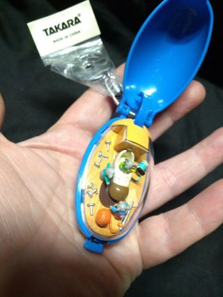 Takara Pocket Critters wind up Keychain rare shoe factory mice tags 4
