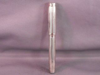Conway Stewart Silver Vest Pocket Fountain Pen - - - flexible medium 2