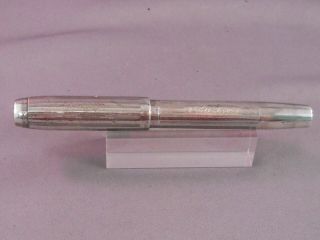 Conway Stewart Silver Vest Pocket Fountain Pen - - - flexible medium 4