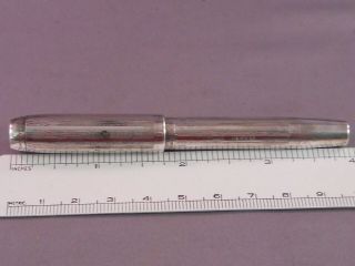Conway Stewart Silver Vest Pocket Fountain Pen - - - flexible medium 6