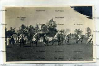 Malaya Postcard British North Borneo Bnb Kudat Polo Match Rn Mounted 19 Jan 1929