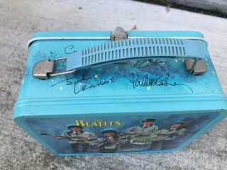 Vintage 1965 Beatles Lunch Box Lunchbox and Thermos 3