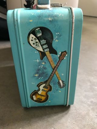 Vintage 1965 Beatles Lunch Box Lunchbox and Thermos 9