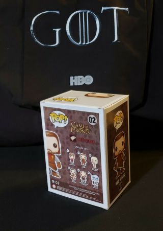 Game of Thrones FUNKO Pop NED STARK 02 (HEADLESS) SDCC 2013 Exclusive w/ Case 4