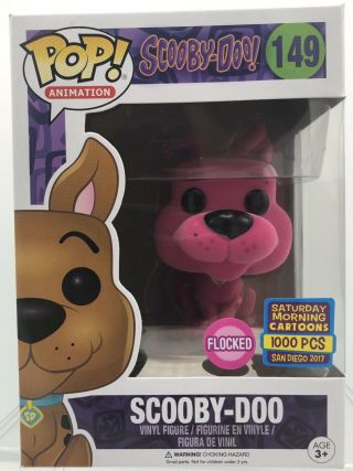 Funko Pop Animation 149 Pink Flocked Scooby Doo Hanna - Barbera 2017 Sdcc 1/1000