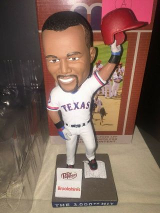 2019 Texas Rangers " The 3,  000th Hit " Adrian Beltre Bobblehead