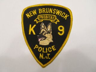 Jersey Brunswick Police K - 9 Unit Patch