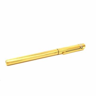 100 Authentic Cartier Fountain Pen Gold Tone / eGAH 2