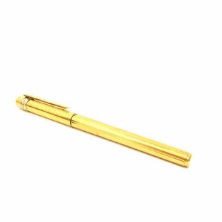 100 Authentic Cartier Fountain Pen Gold Tone / eGAH 3
