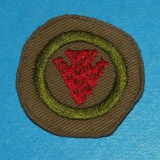 Indian Lore Type B Merit Badge - 1934 - 1935 - Only 762 Earned Boy Scouts - 6656
