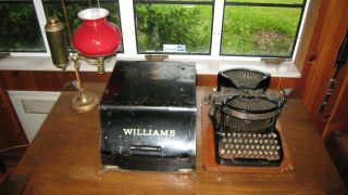 Circa 1900 Williams No 4 Typewriter W/case Rare Scarce